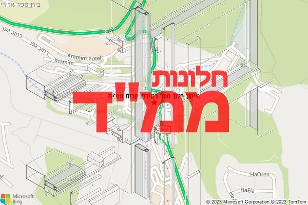 תיקון חלון ממד בקיבוץ קרית ענבים