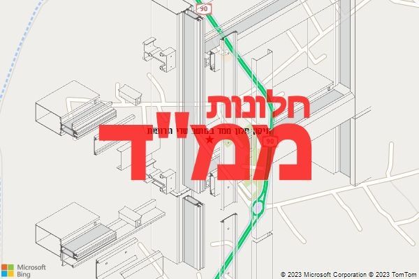 תיקון חלון ממד במושב שדי תרומות