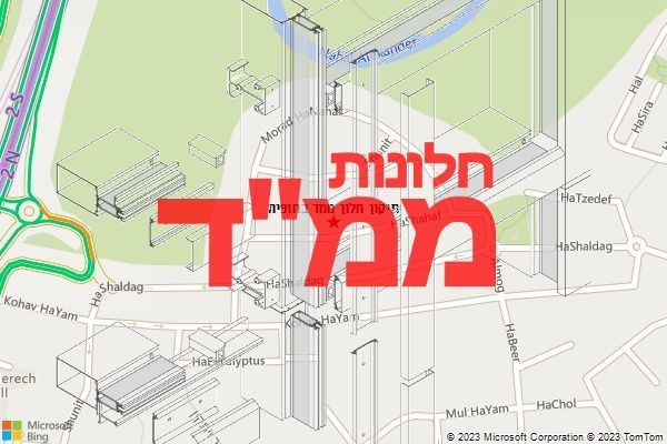 תיקון חלון ממד בחופית