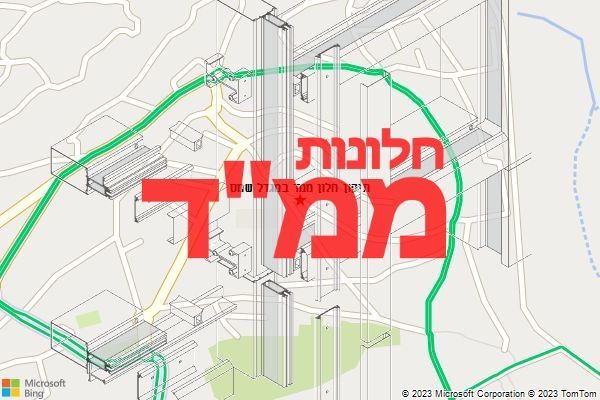 תיקון חלון ממד במגדל שמס